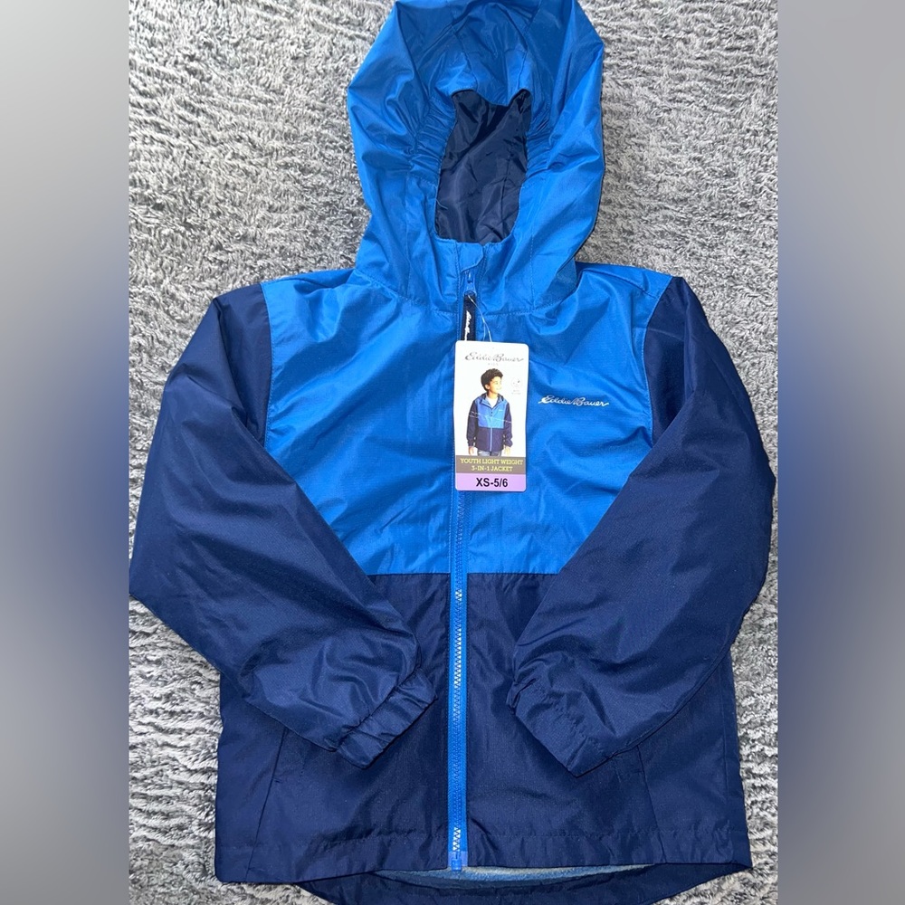 Eddie Bauer 3 in 1 youth, light weight jacket